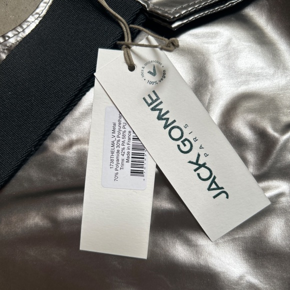 NWT Jack Gomme Thelma Tote in Metal - Picture 5 of 5